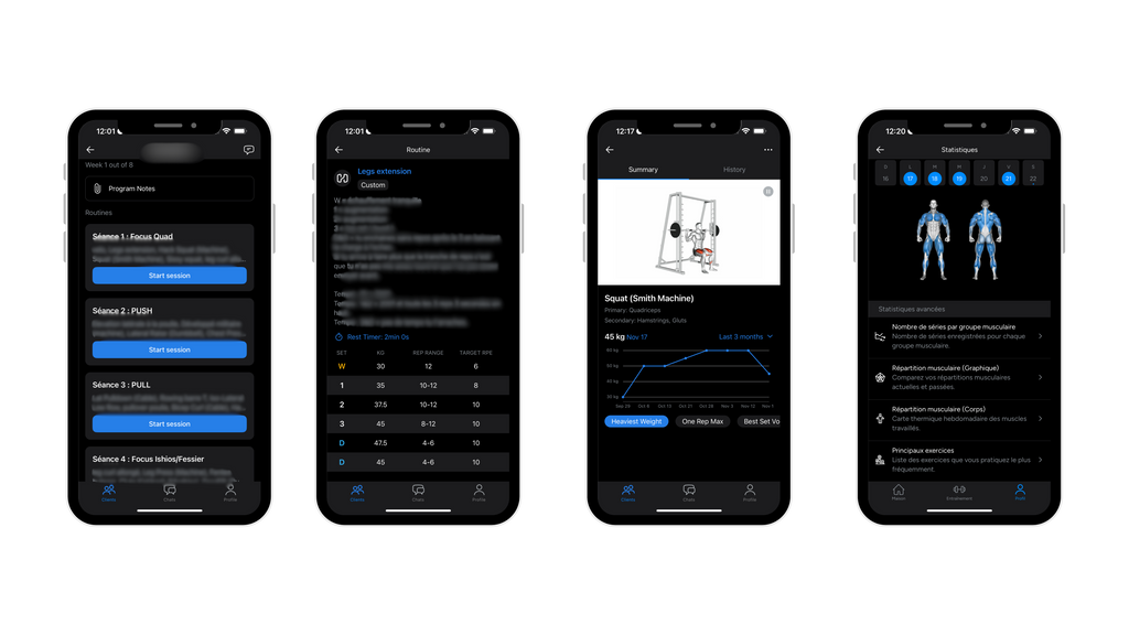 Coaching complet (entrainement+nutrition)